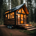 An image showcasing various innovative and sustainable tiny house on wheels designs