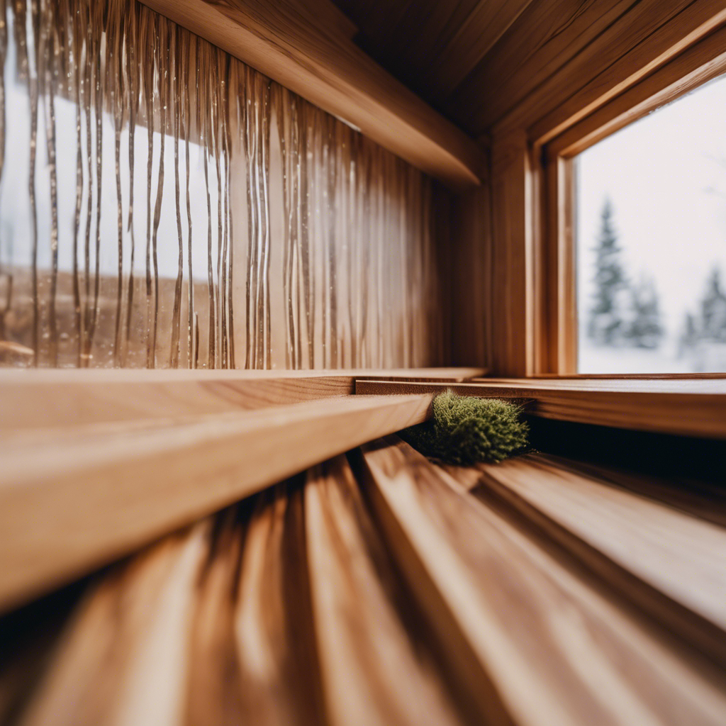 An image showcasing the natural moisture absorption and release process in wooden tiny house walls