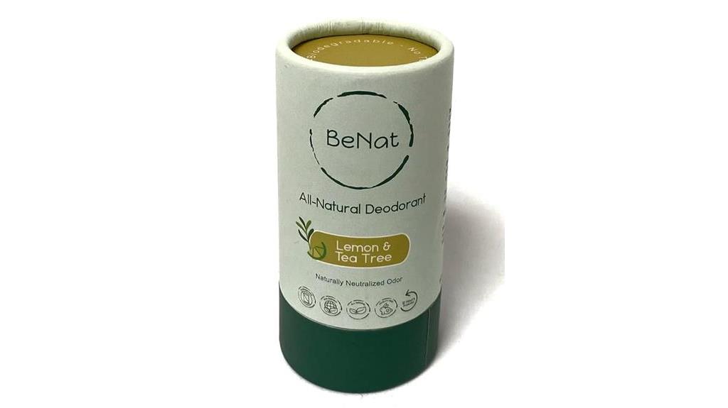 all natural lemon tea deodorant