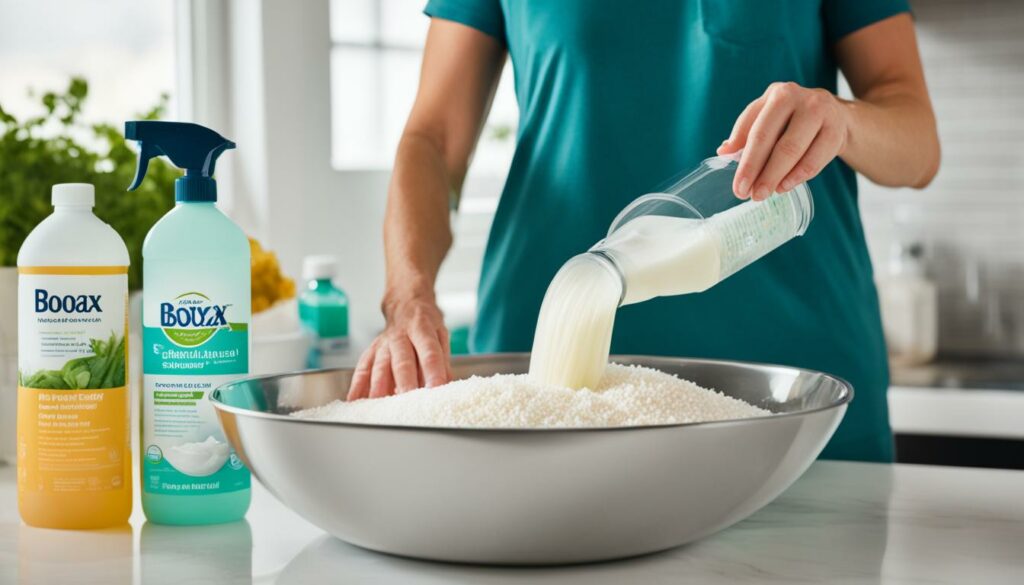 homemade laundry detergent making process image